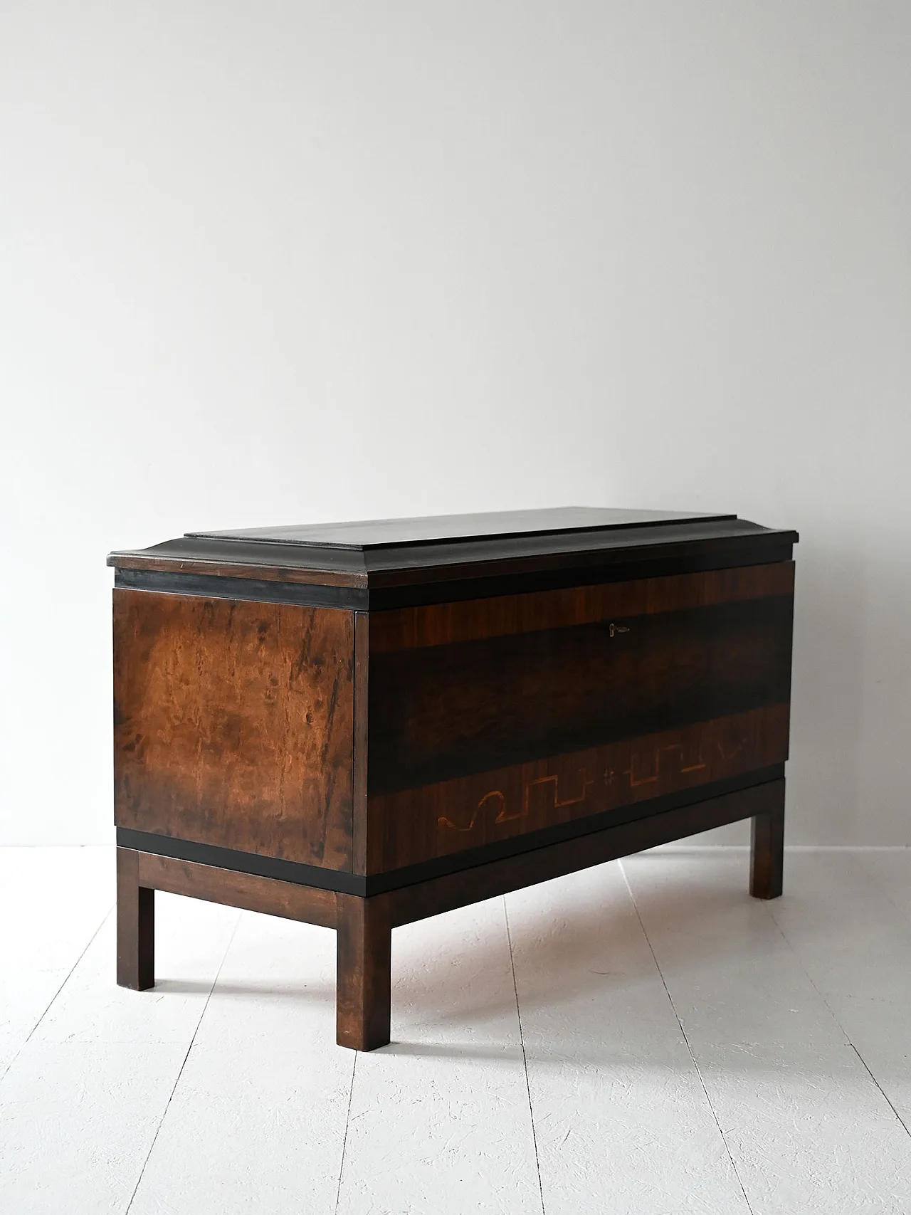 Credenza Art Decó scandinavo in radica anni ’30 4