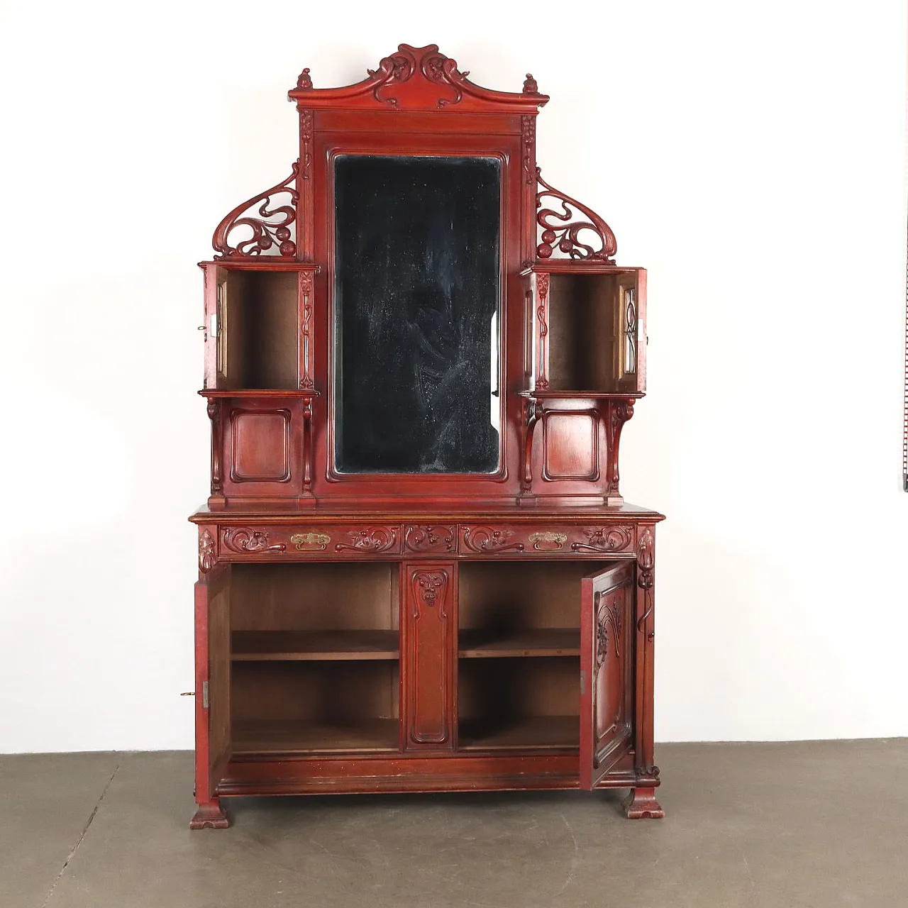 Credenza Liberty in noce, '800 3