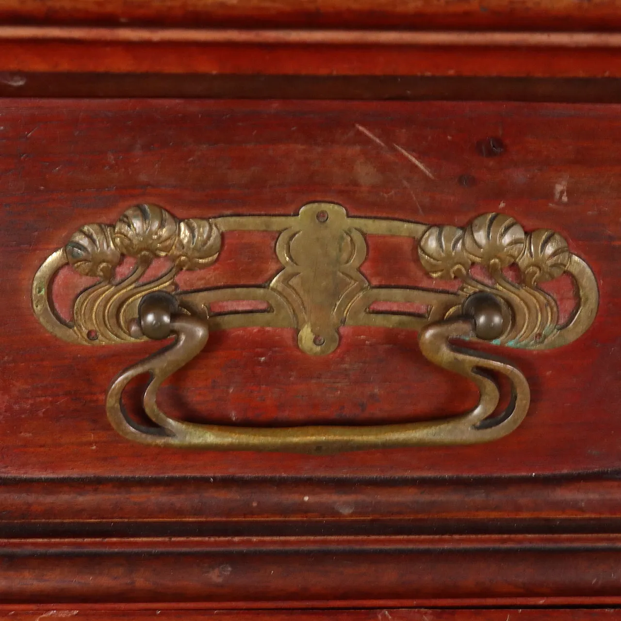 Credenza Liberty in noce, '800 5