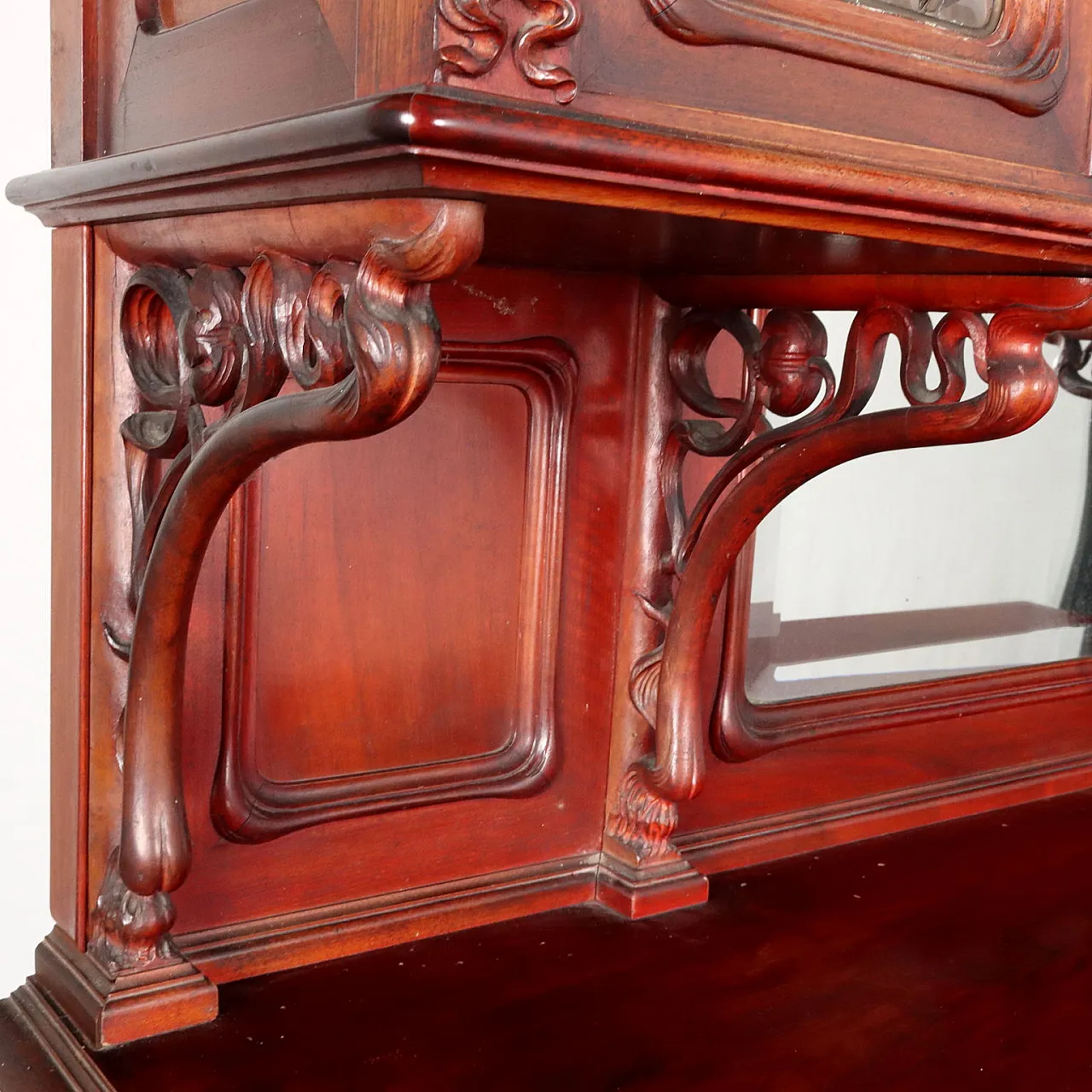 Credenza Liberty in noce, '800 9