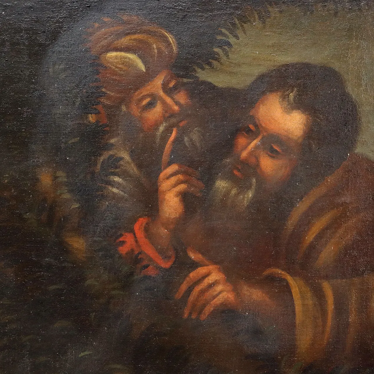 Susanna and the Oldies, oil on canvas, 17th century 4