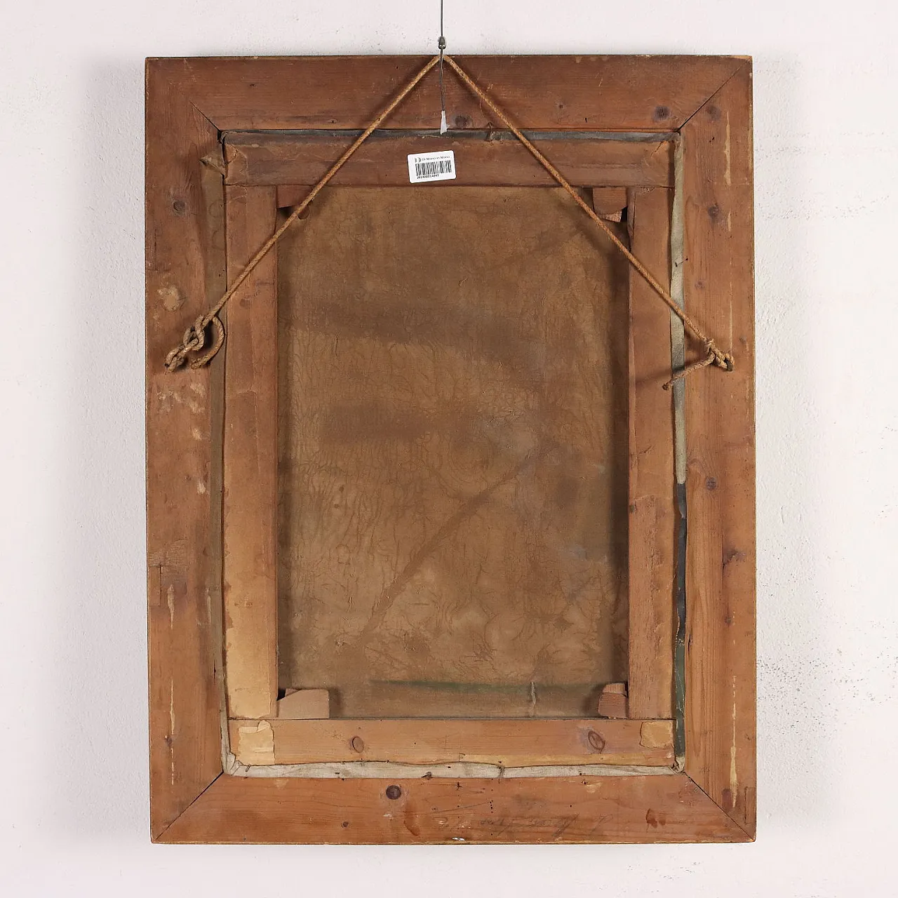 Borella, alpine landscape with fisherman, oil painting on canvas, 1894 10