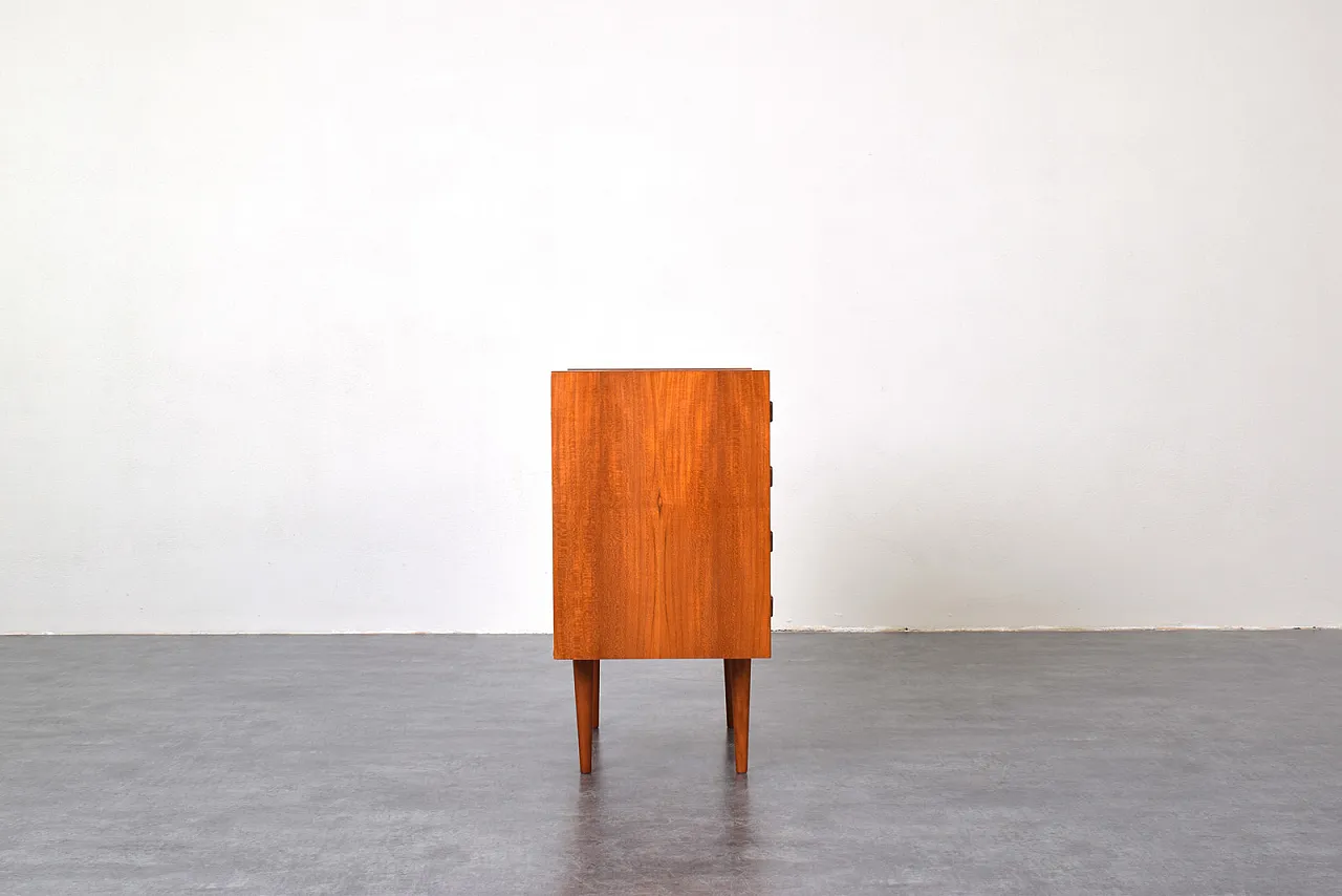Cassettiera in teak danese, anni '60 5