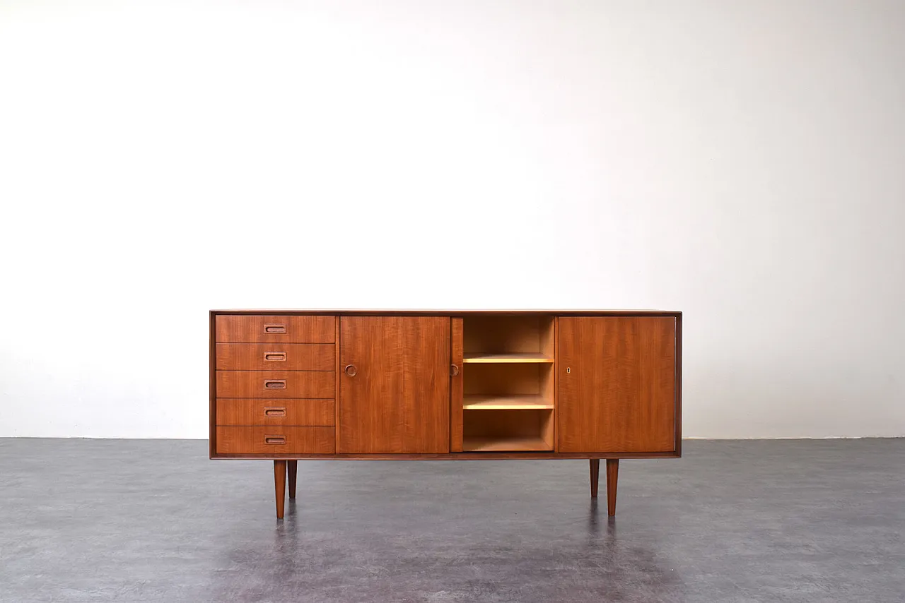 Credenza in teak danese,, anni '60 2