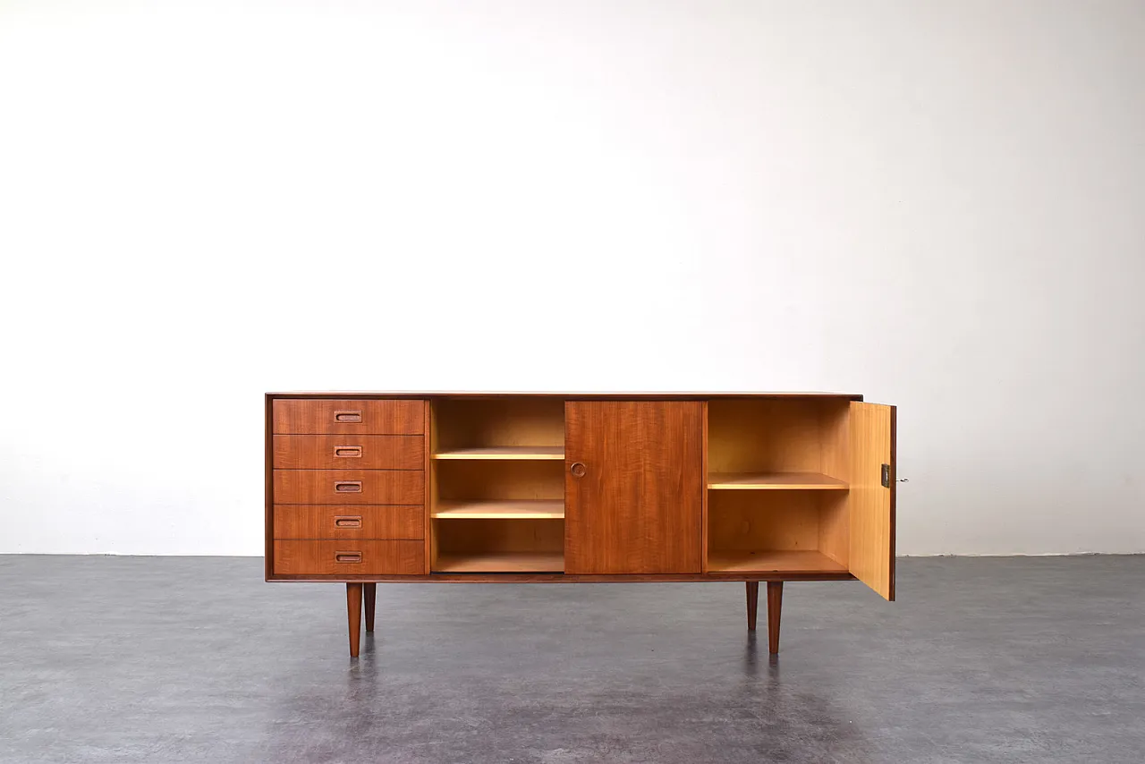 Credenza in teak danese,, anni '60 3