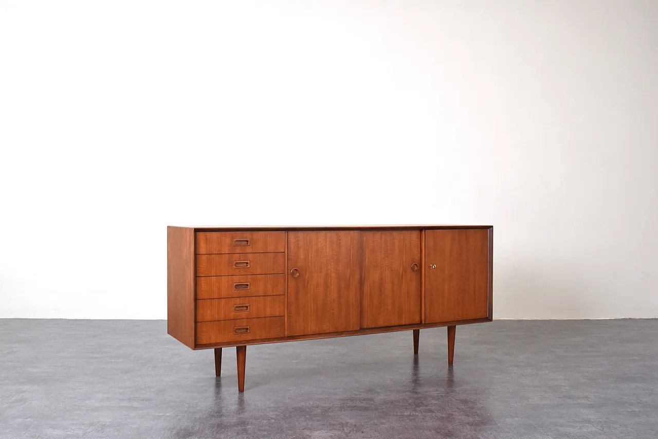 Credenza in teak danese,, anni '60 4