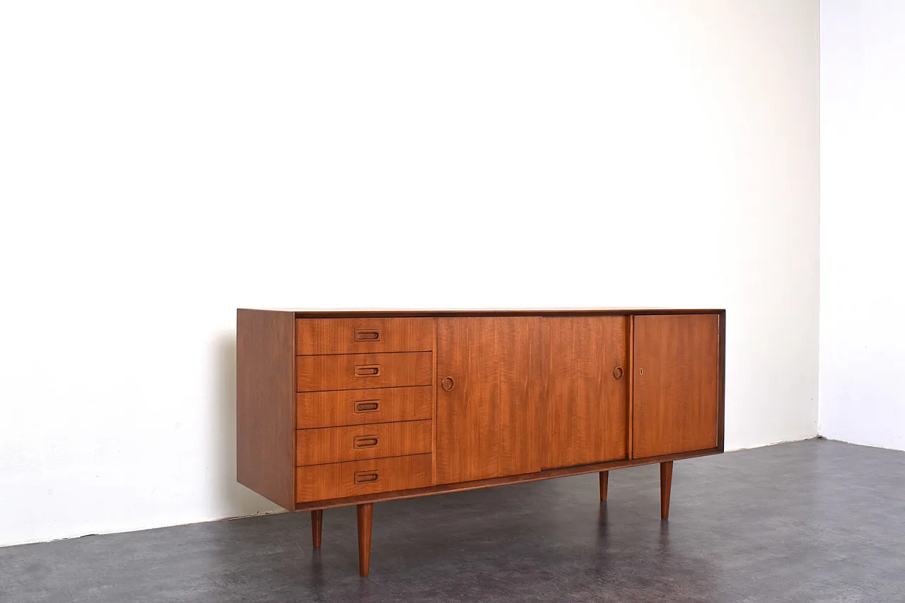 Credenza in teak danese,, anni '60 8