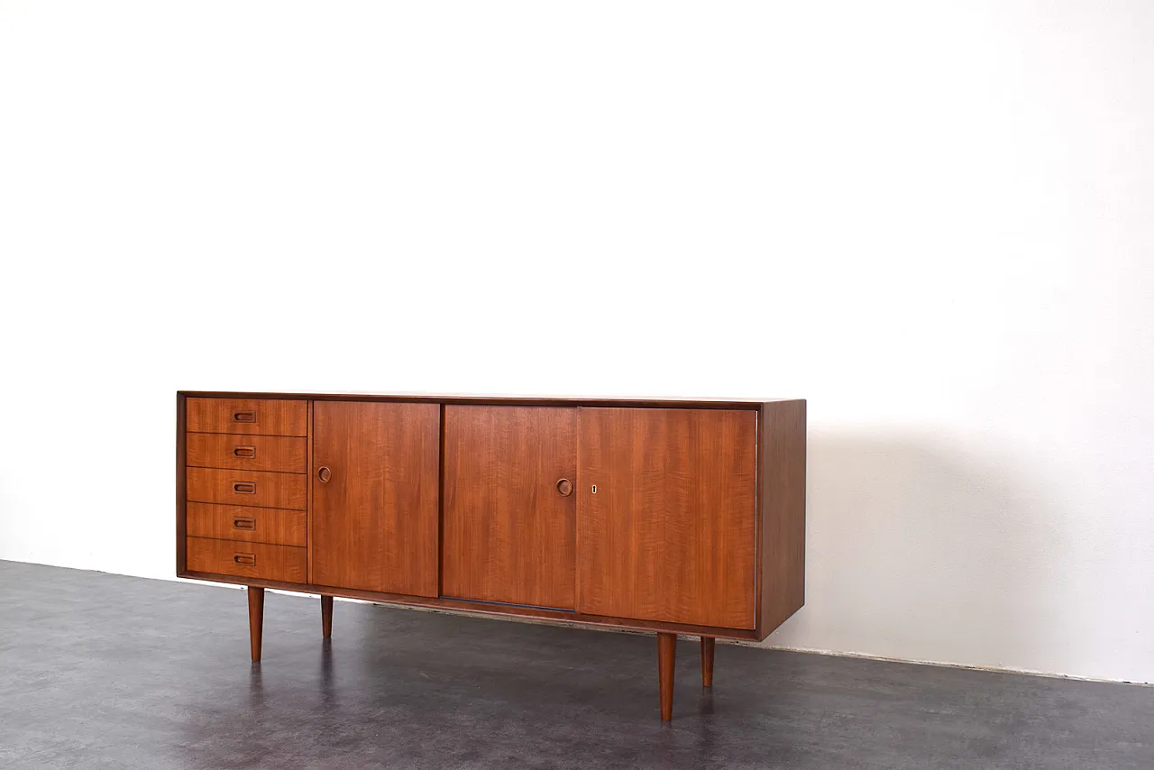 Credenza in teak danese,, anni '60 9