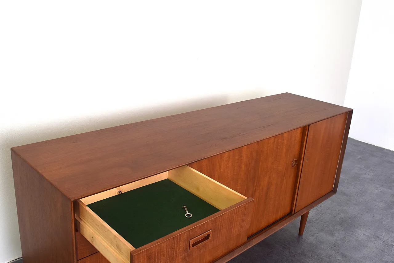 Credenza in teak danese,, anni '60 16