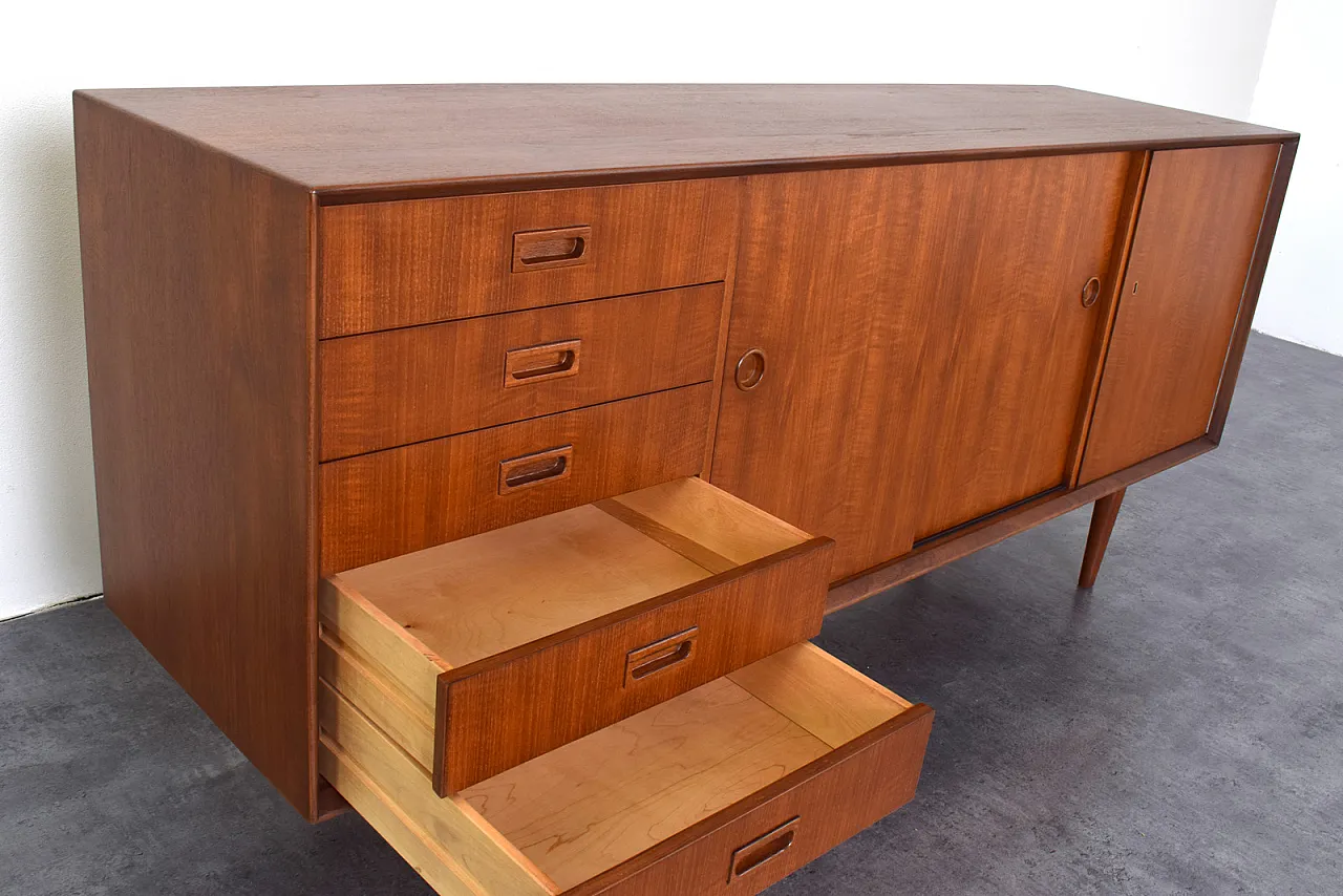 Credenza in teak danese,, anni '60 18