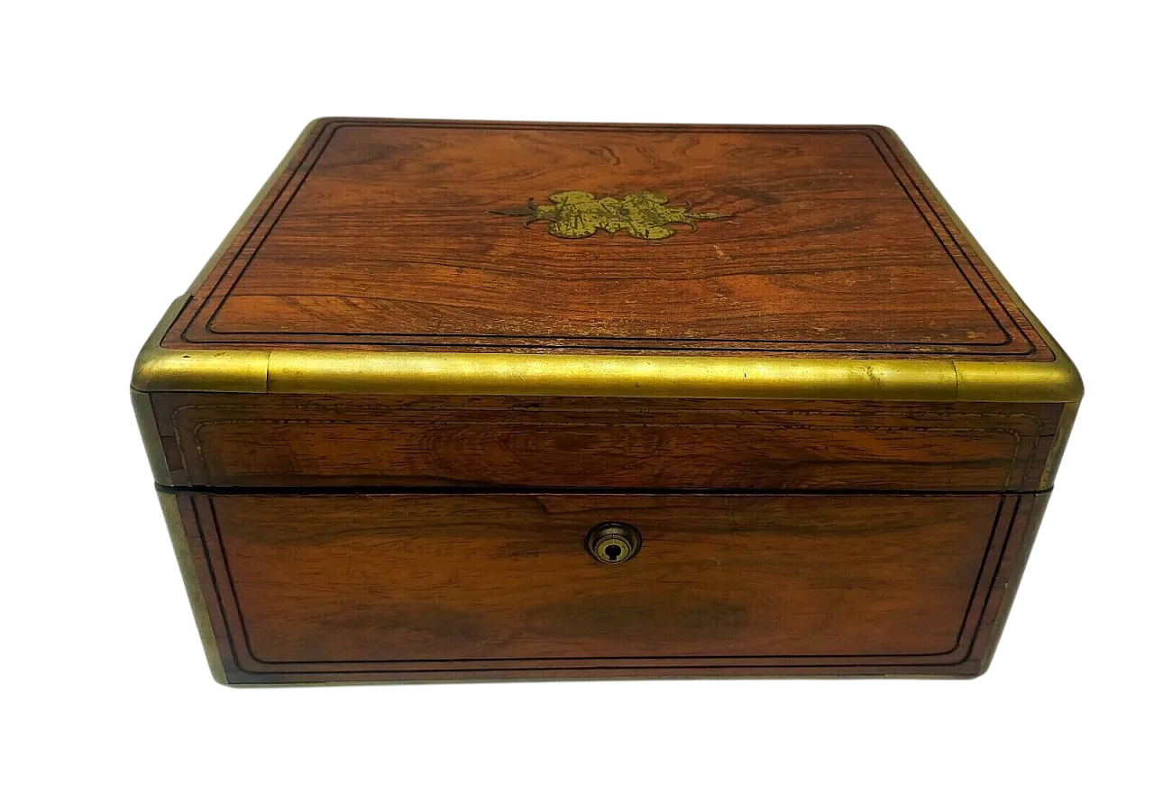 Bauletto da cucito in legno, '800 13