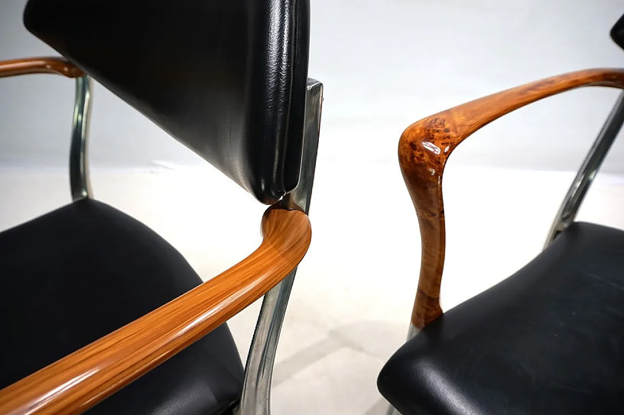 4 Coro dining chairs by Luigi Origlia, 1980s 5