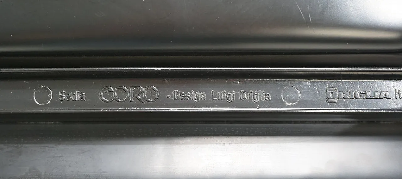 4 Coro dining chairs by Luigi Origlia, 1980s 10