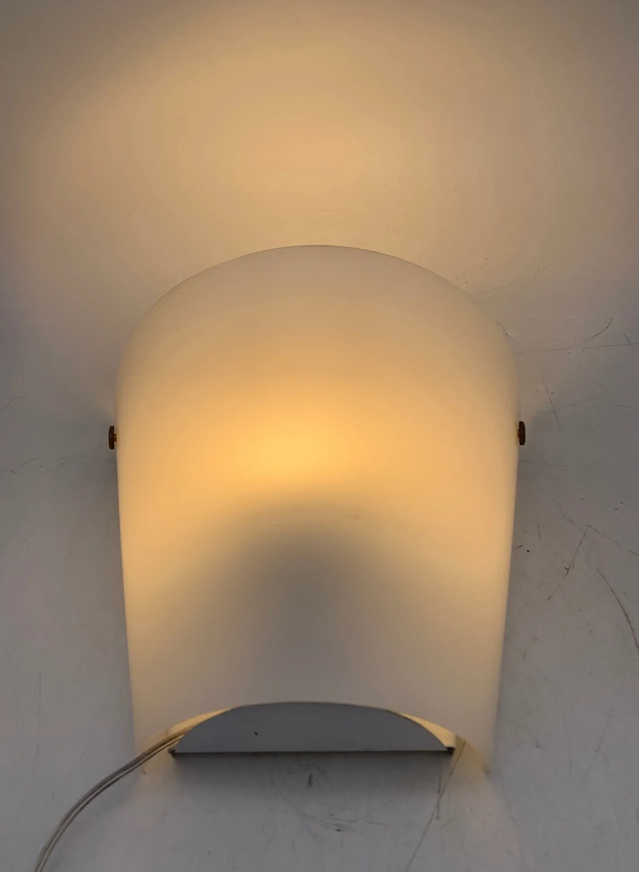 Coppia di applique in vetro, anni '60 2