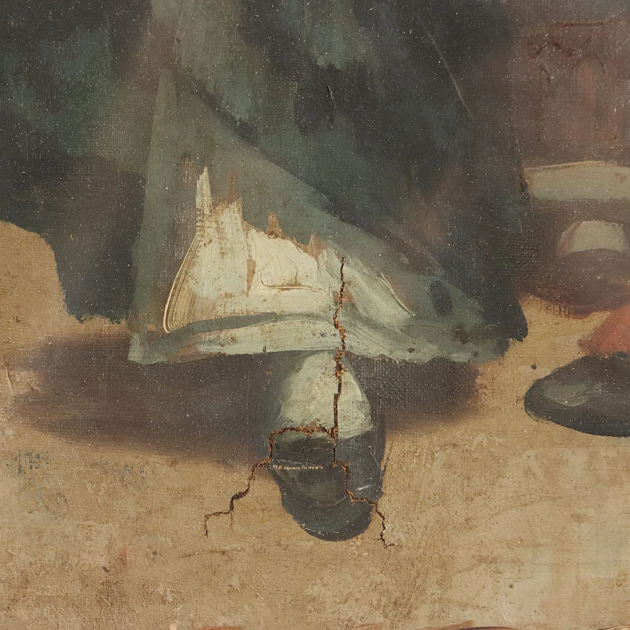 Tre Figure Femminili, olio su tela, '800 6