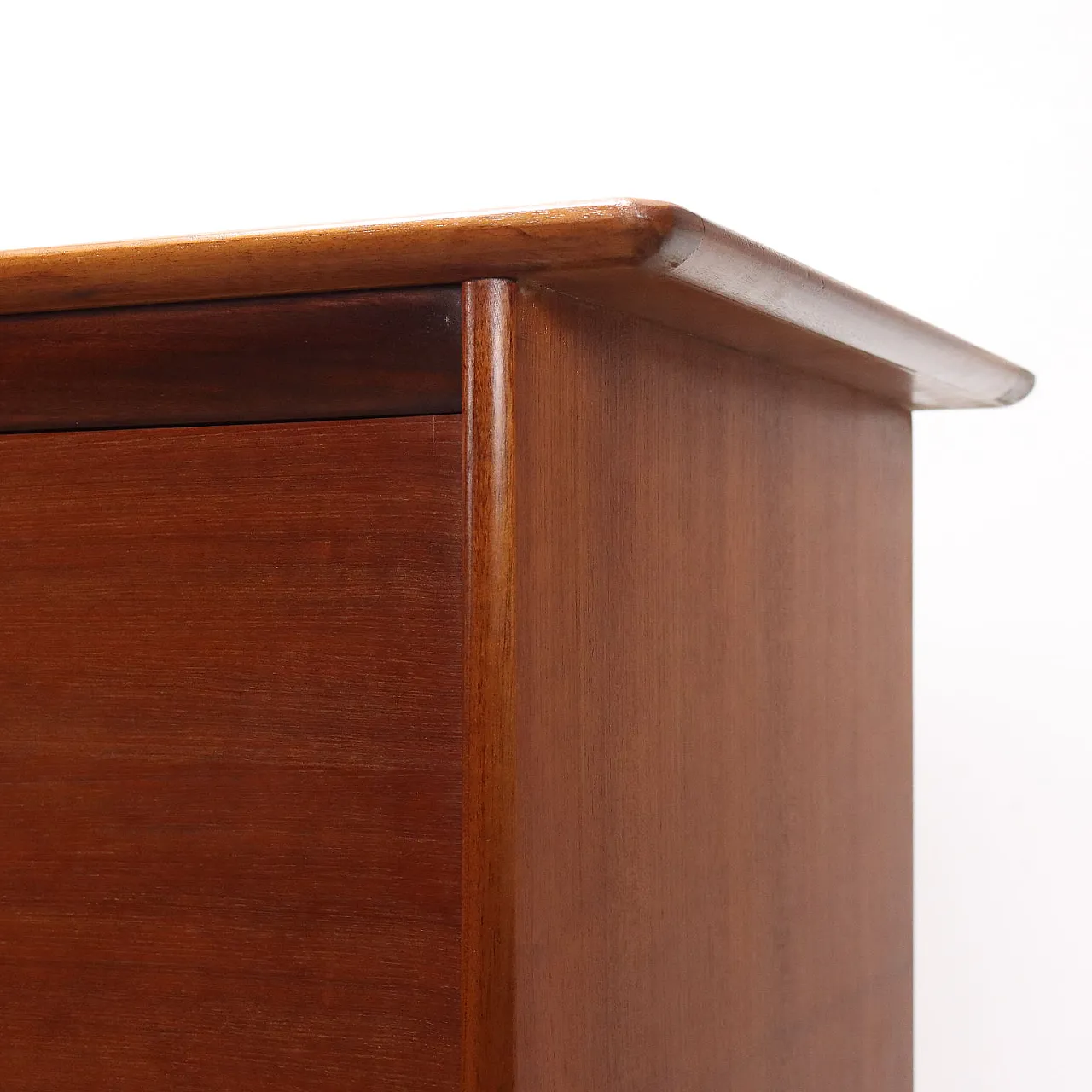 Credenza impiallacciata in teak, anni '60 6