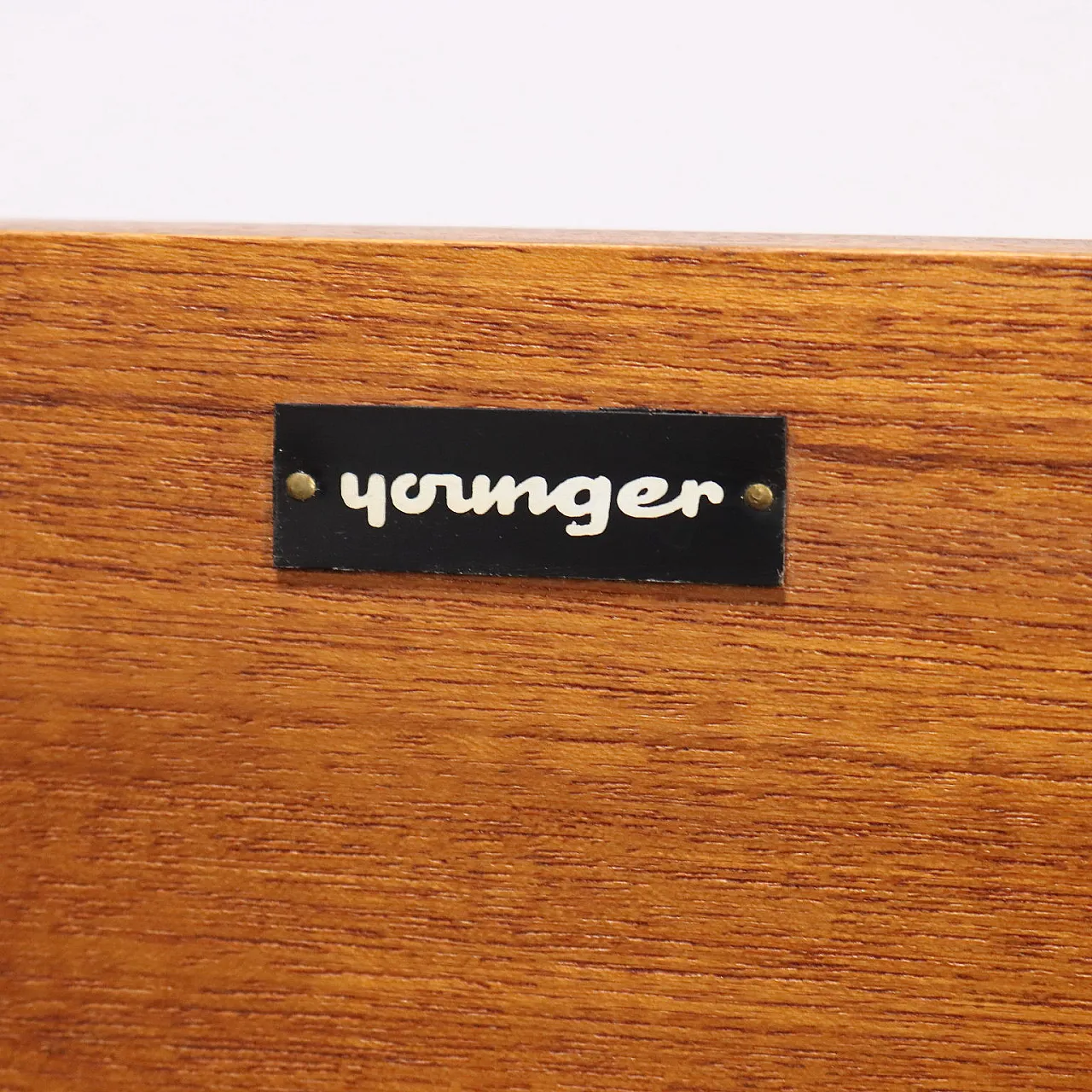 Credenza impiallacciata in teak, anni '60 8