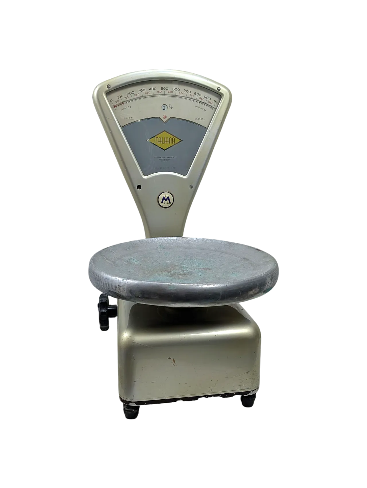 Bilancia vintage Italiana di Macchi F., anni '50 22