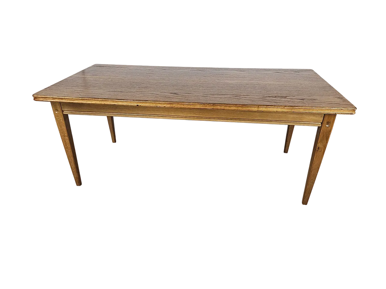 Rectangular beech and oak lounge tablet with the 70s 19