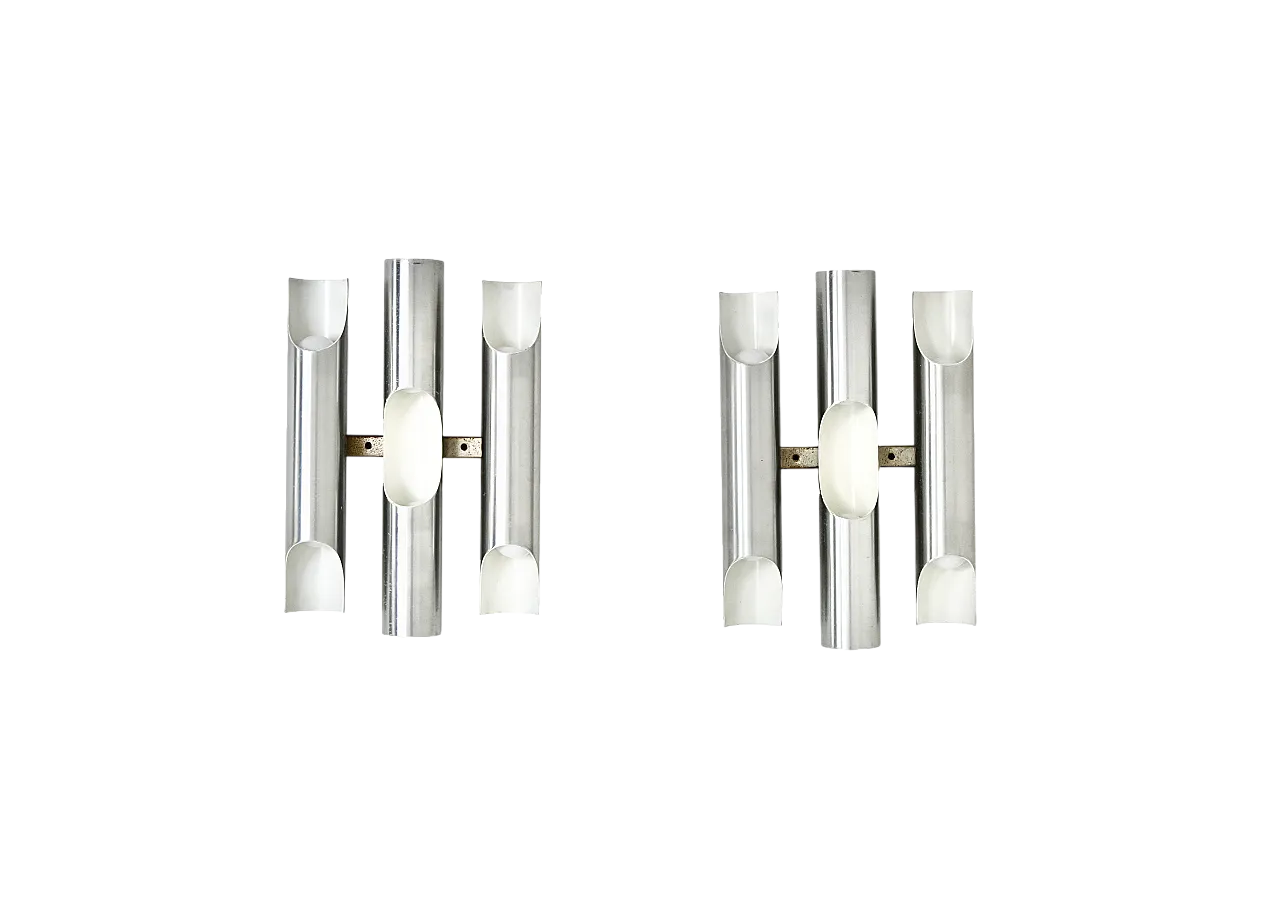 Pair of Fuga Wall Lamps by Maija Liisa Komulainen for Raak, 1970s 10