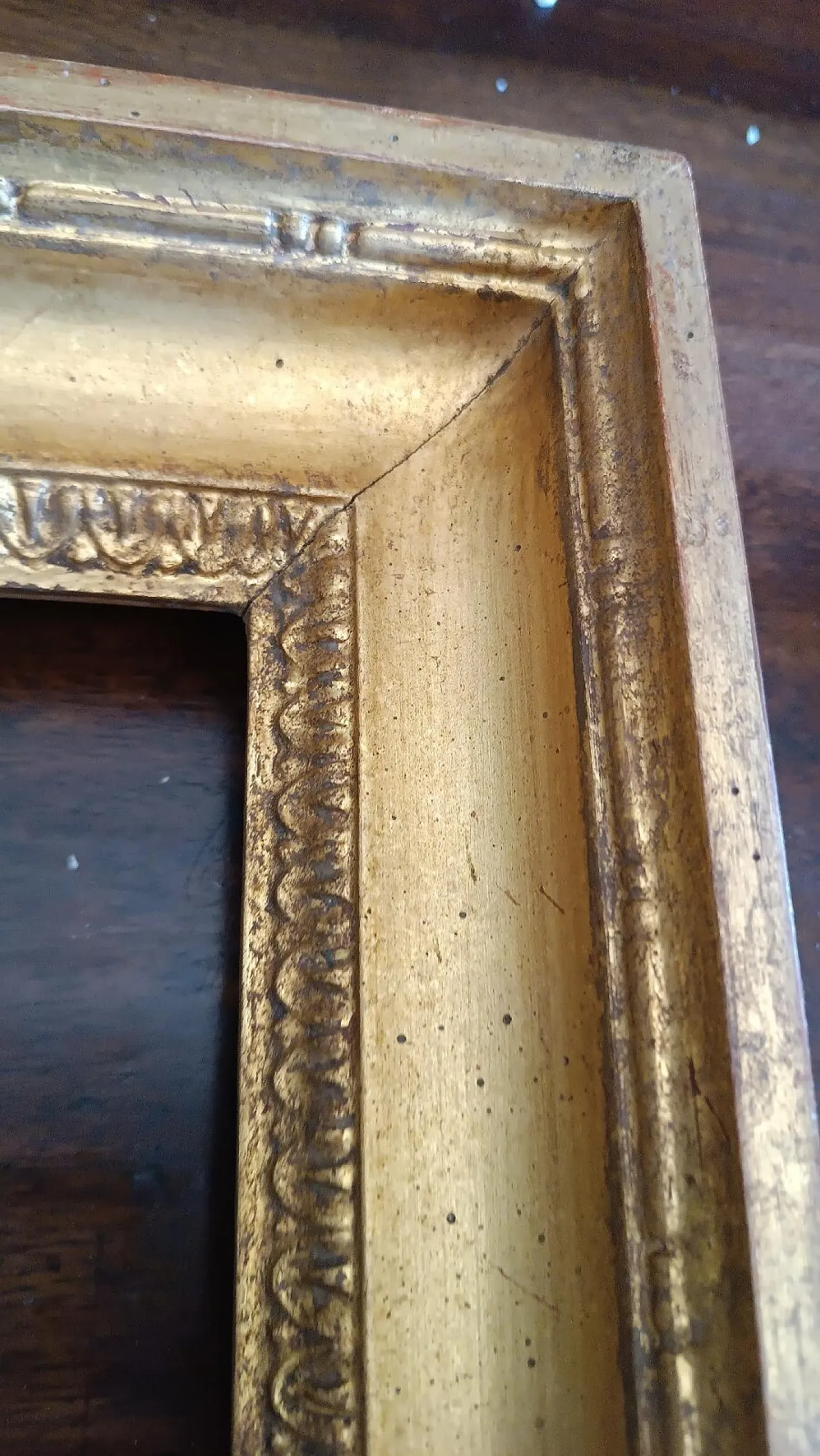Empire-style gilded wooden frame, 19th century 4