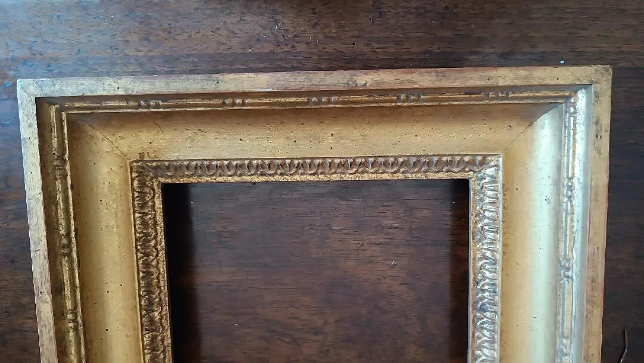 Empire-style gilded wooden frame, 19th century 7