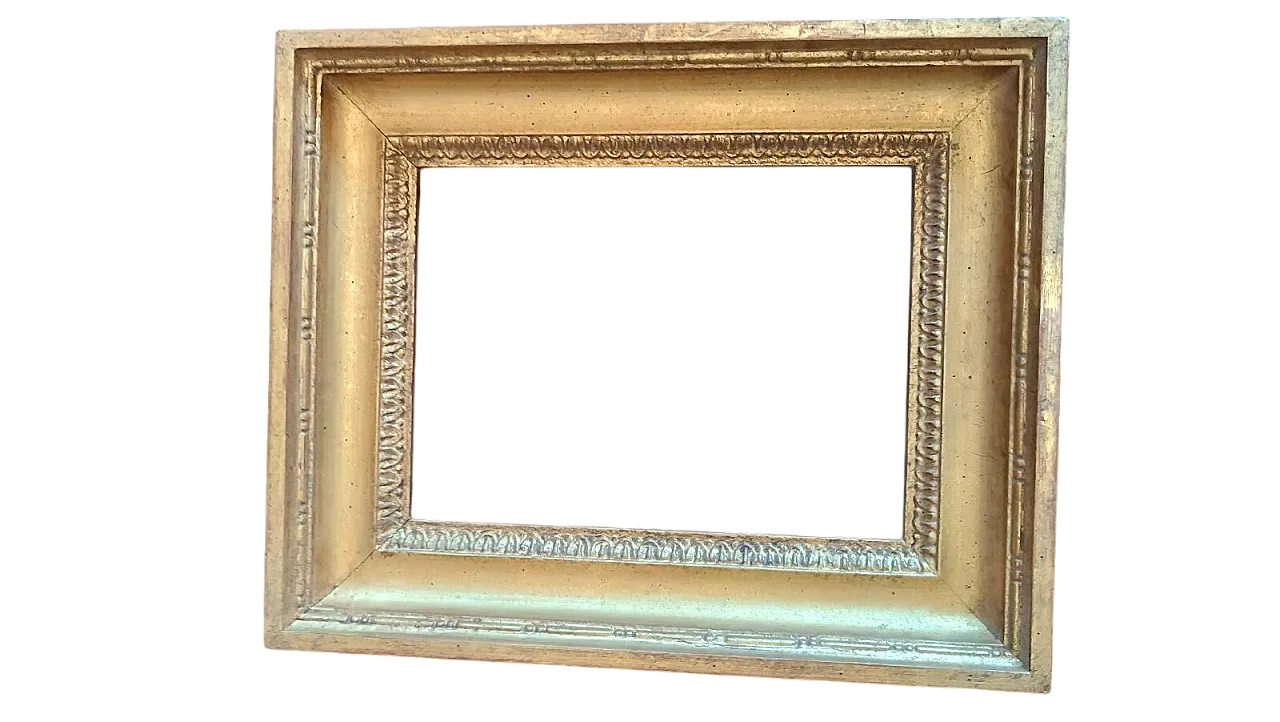 Empire-style gilded wooden frame, 19th century 11