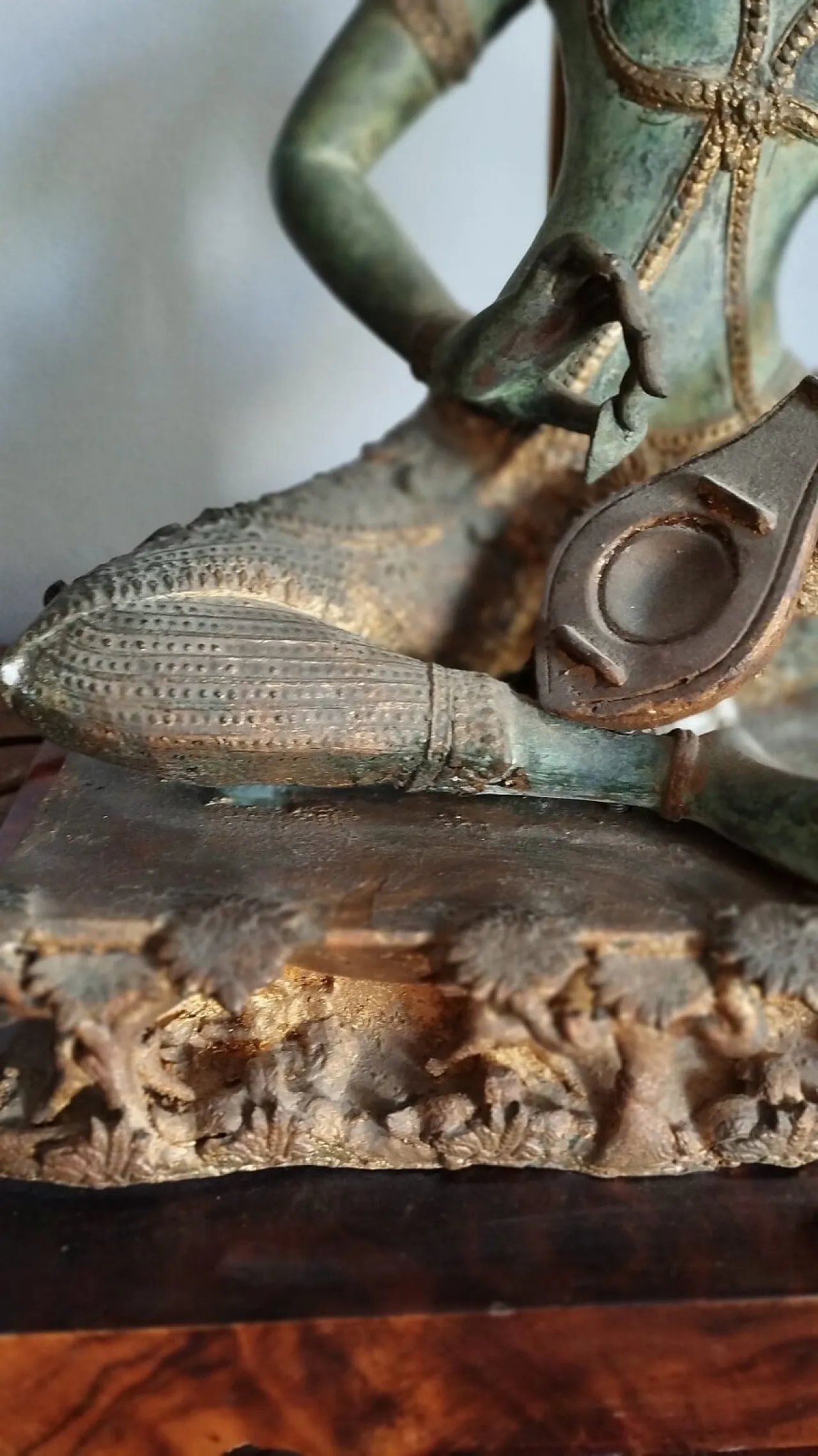 Musician Prince Thay's lamp in wood and metal, 1970s 7