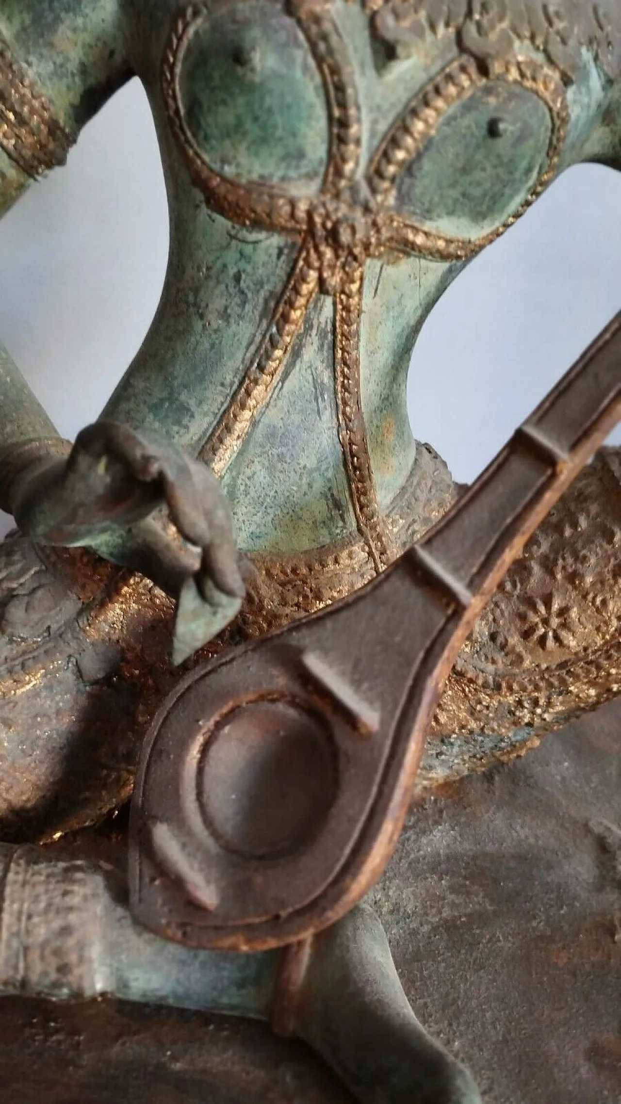 Musician Prince Thay's lamp in wood and metal, 1970s 8