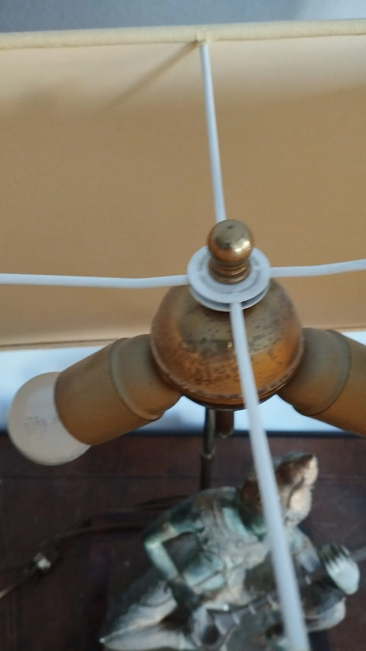 Musician Prince Thay's lamp in wood and metal, 1970s 10