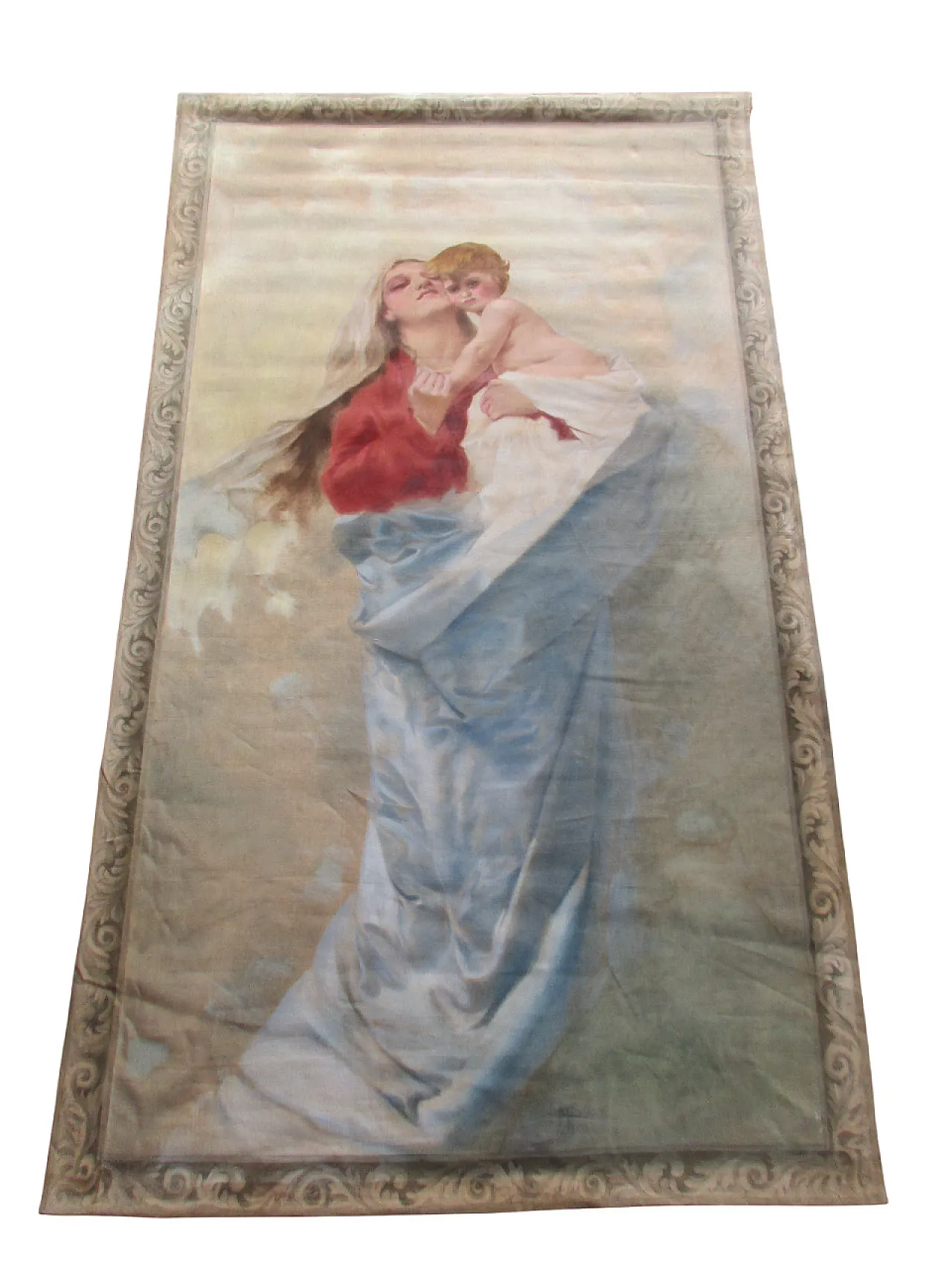 Arazzo Madonna con bambino - succo d'erba, '900 1