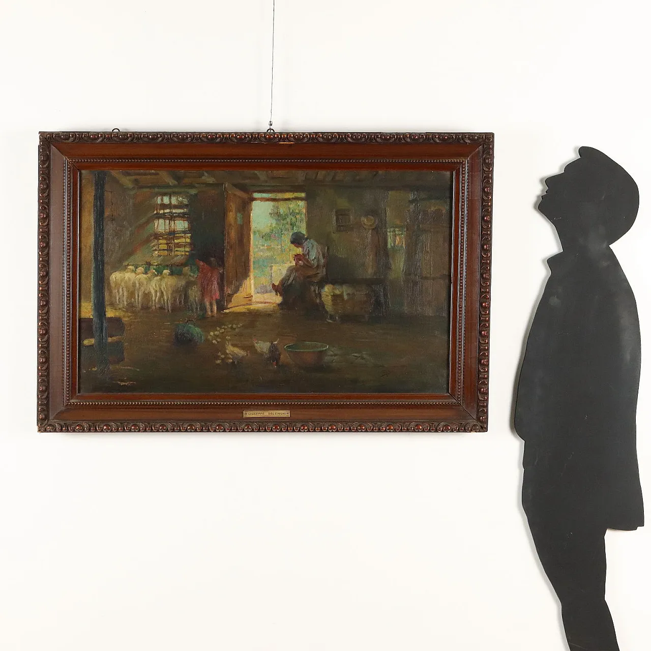 Dipinto di Giuseppe Solenghi, olio su tela, inizi '900 2