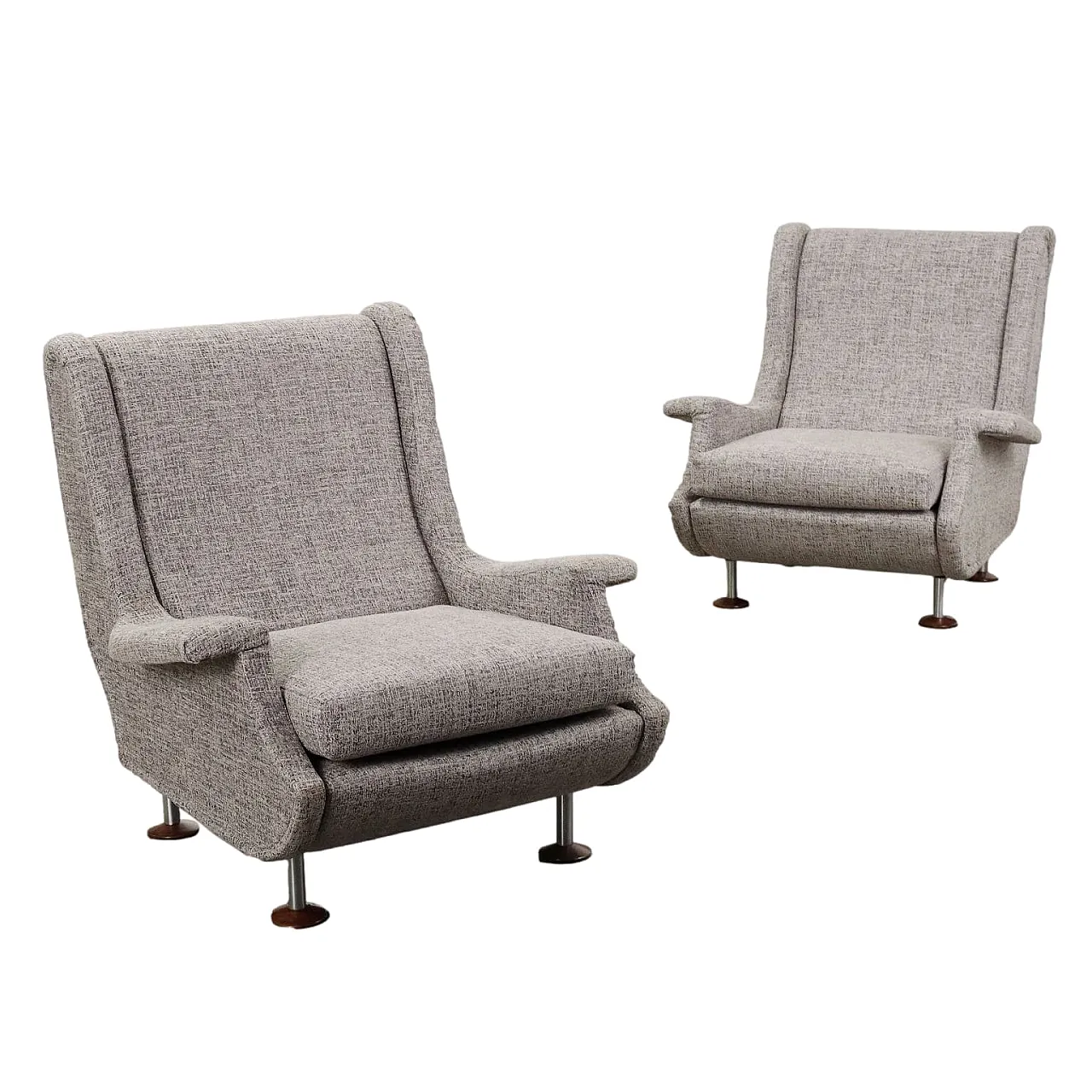 Pair of Regent Armchairs by Marco Zanuso for Arflex, 1960s 1