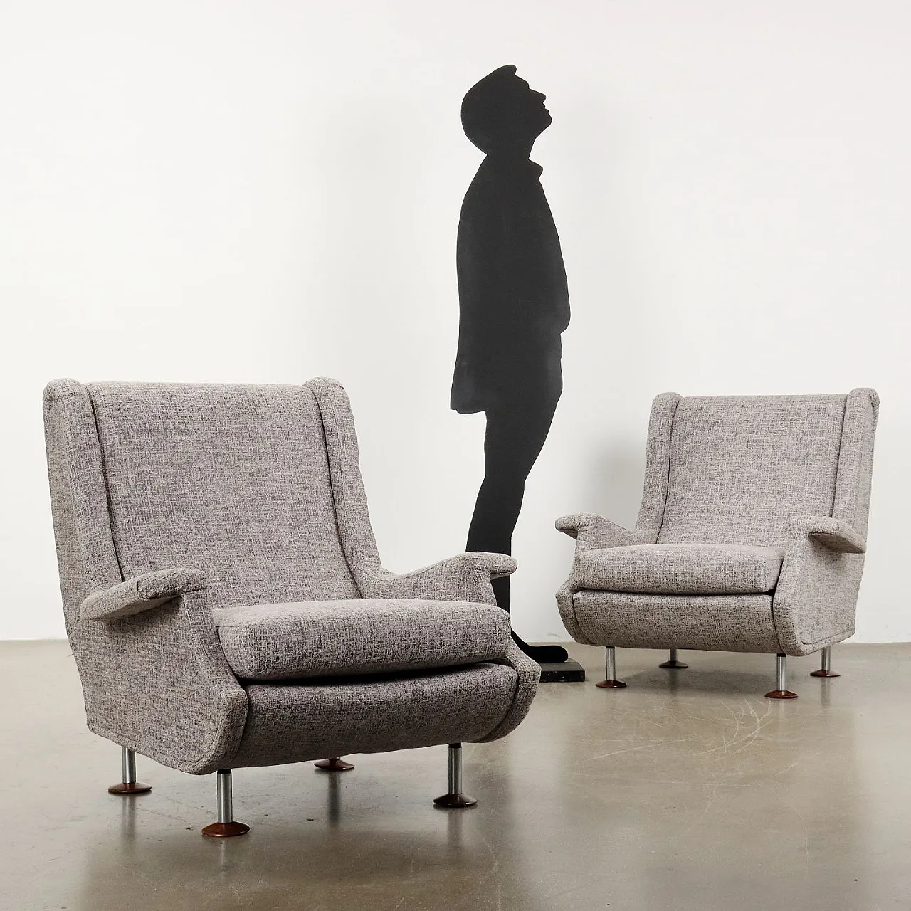 Pair of Regent Armchairs by Marco Zanuso for Arflex, 1960s 2