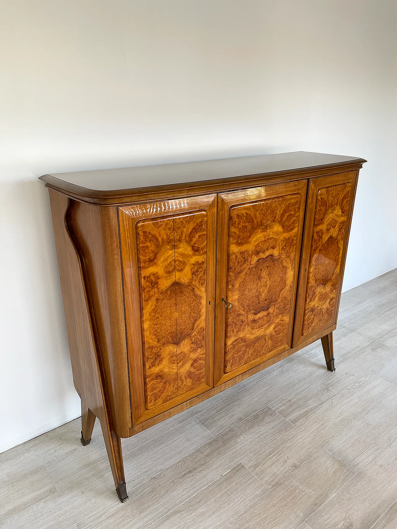 Mid-century Cantu burl walnut by AB Vighizzolo mobili , 60s 7