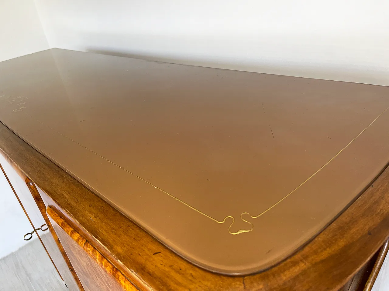 Mid-century Cantu burl walnut by AB Vighizzolo mobili , 60s 13