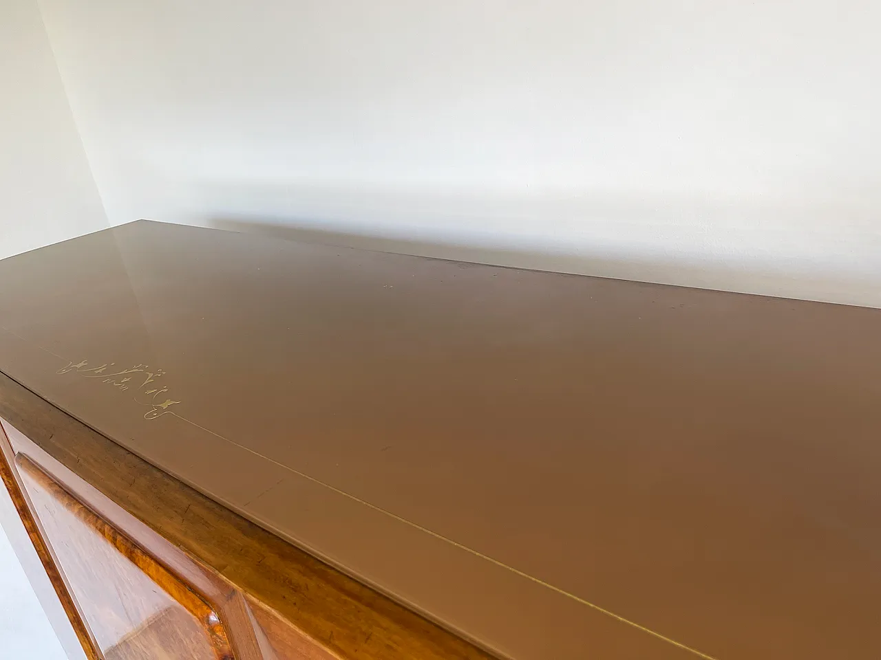 Mid-century Cantu burl walnut by AB Vighizzolo mobili , 60s 14