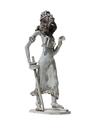Figura bendata in ceramica di Dino Bencini, firmata, Italia, anni '60