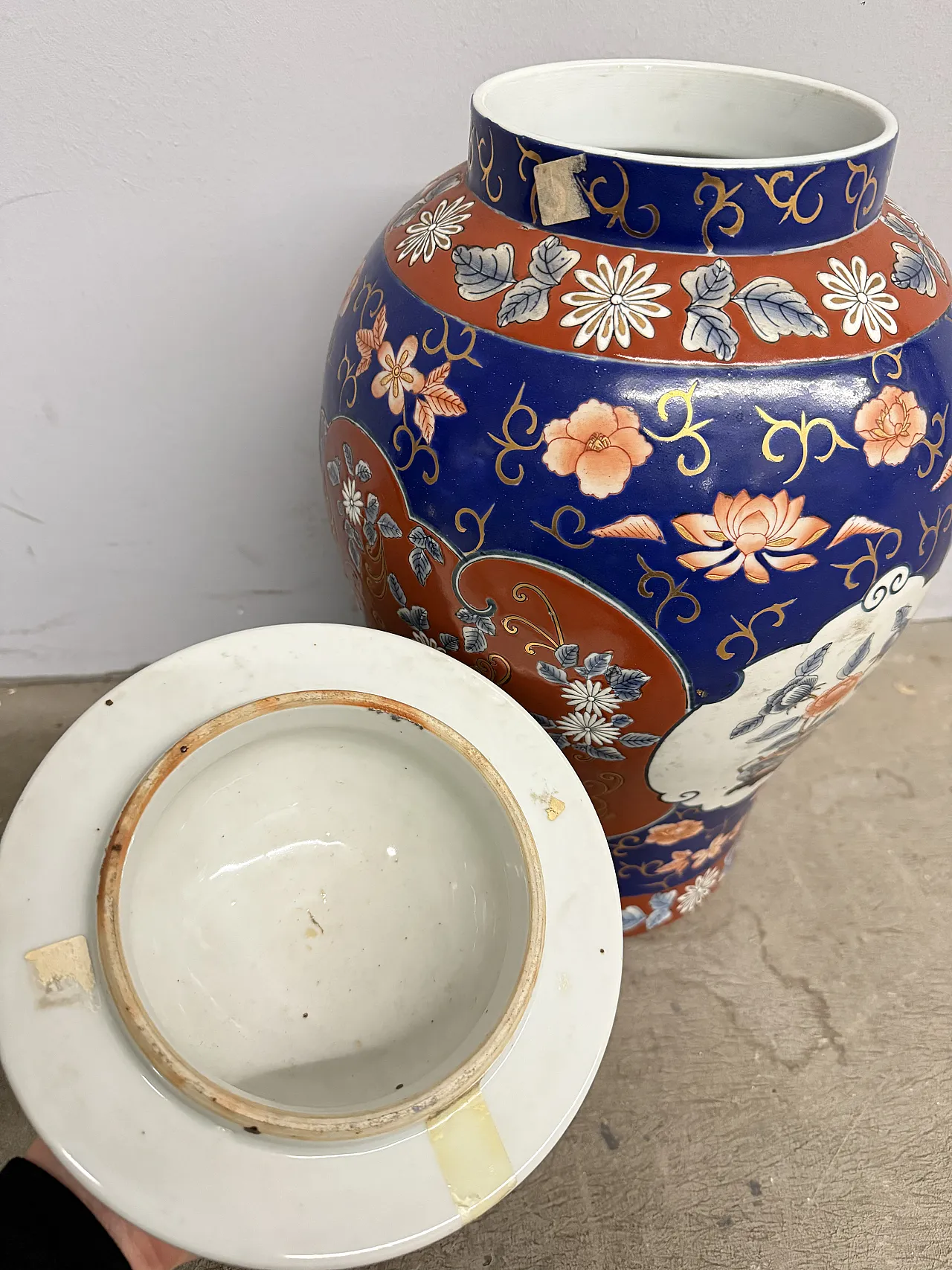 Japanese vase signed at the base, early 20th century 13