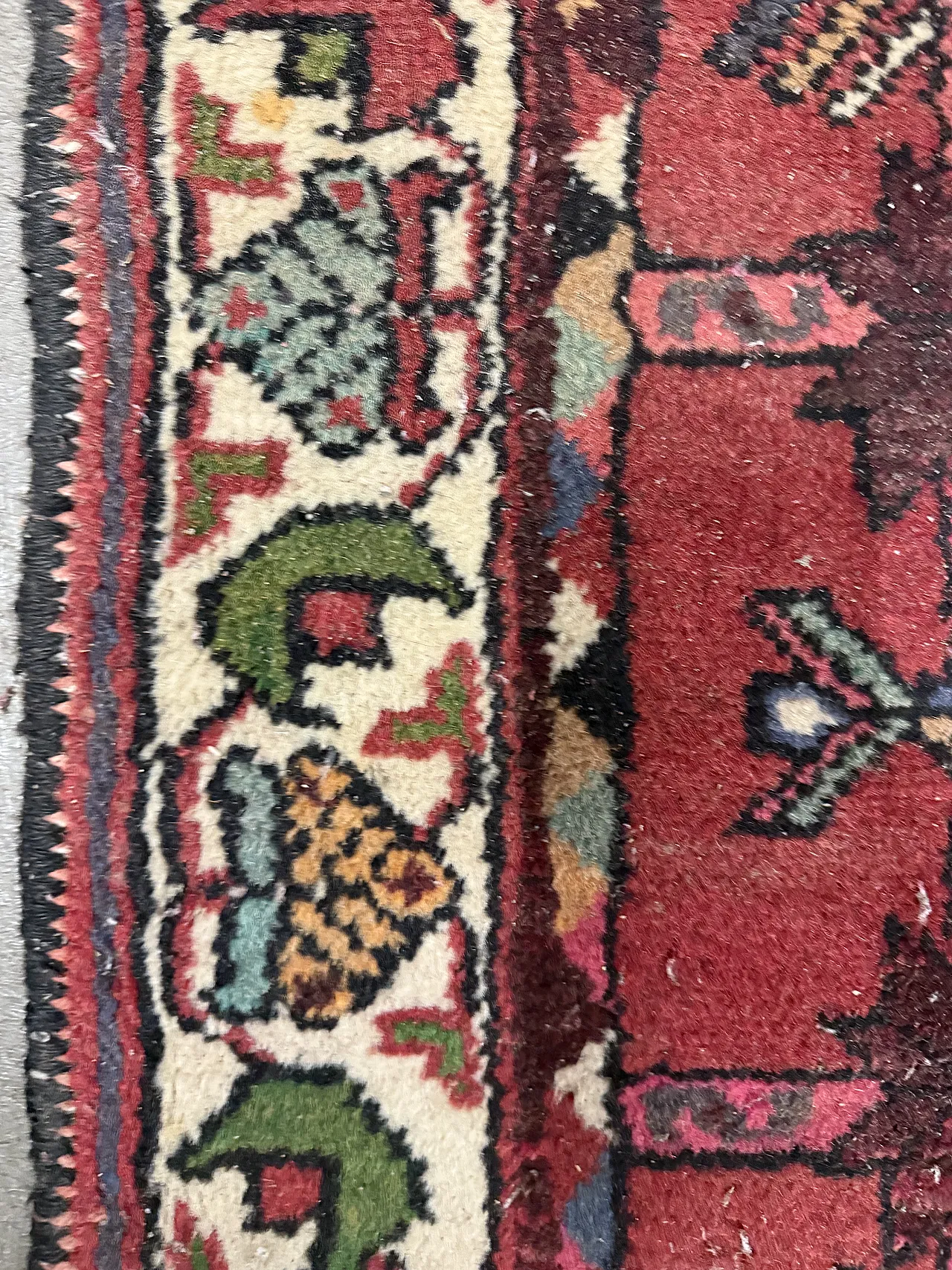 Tappeto persiano Hamedan, primo '900 3