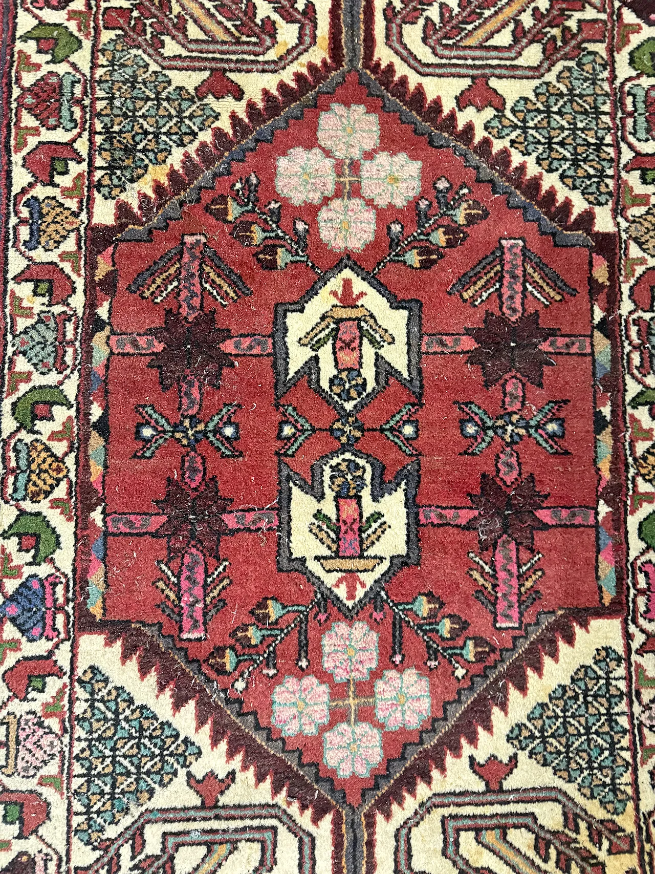 Tappeto persiano Hamedan, primo '900 10