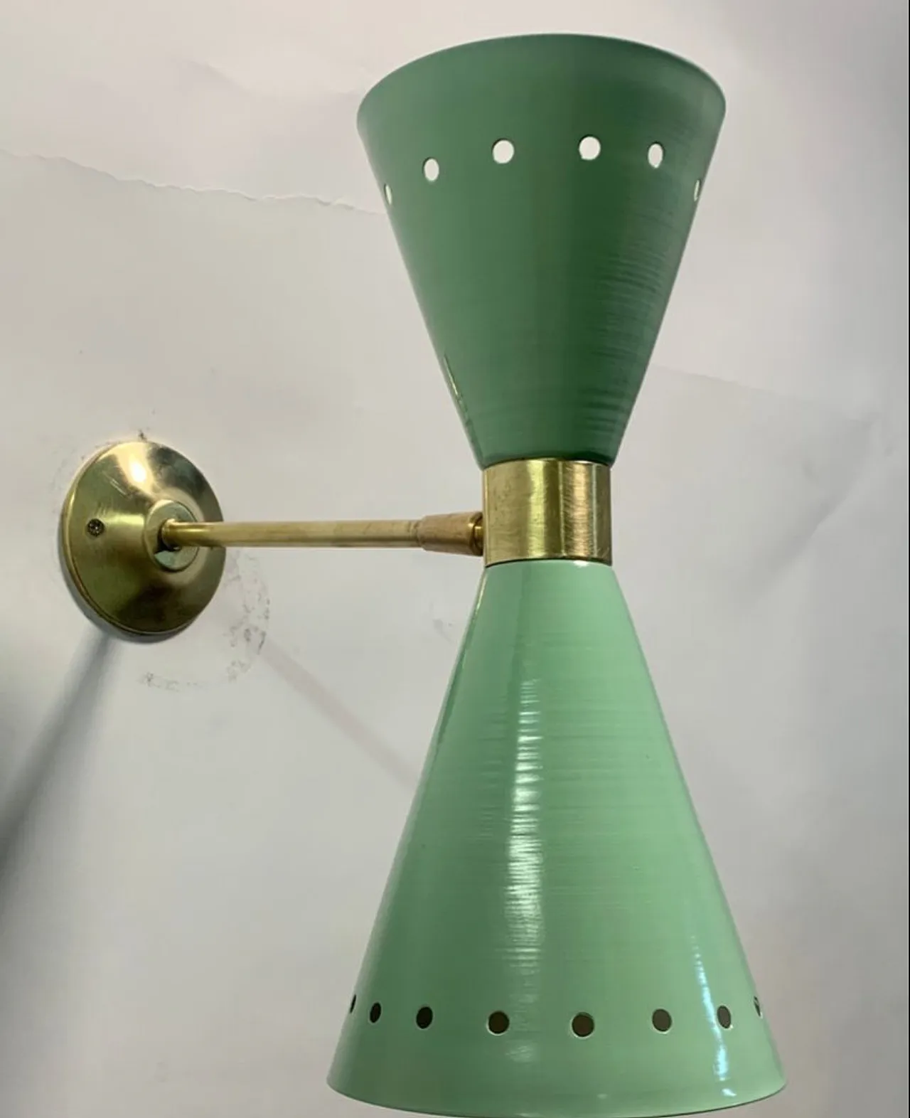 Applique Diablo Verde Stilnovo, 1950s 5