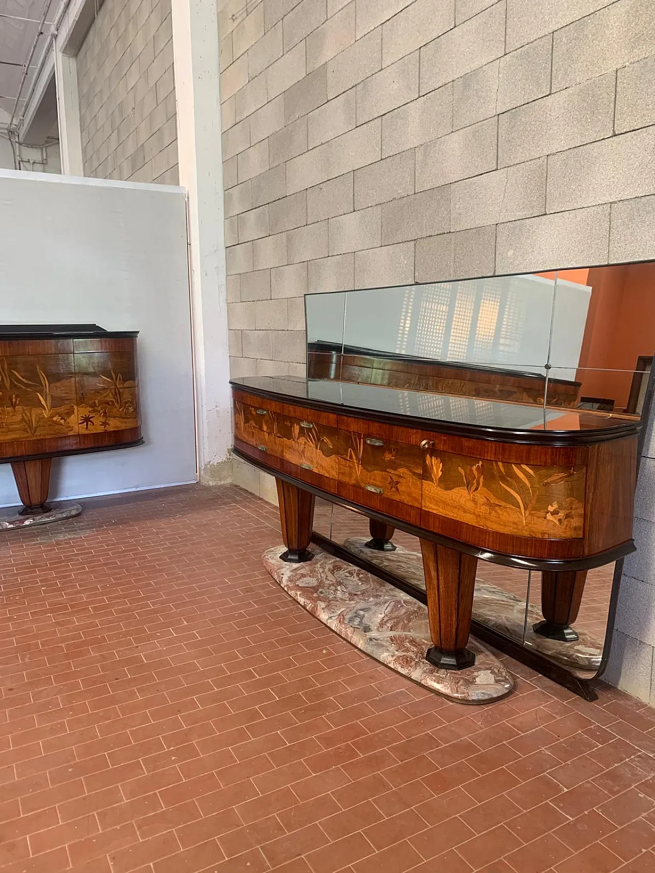 Sideboard with Mirror by Vittorio Dassi for Dassi Mobili Moderni, 1950 21