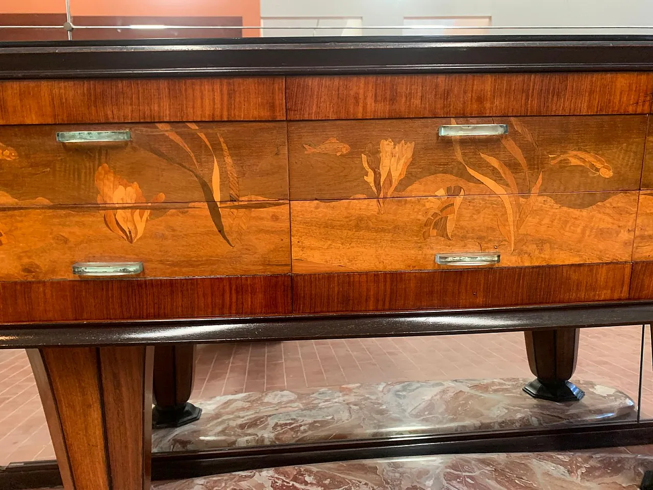 Sideboard with Mirror by Vittorio Dassi for Dassi Mobili Moderni, 1950 23