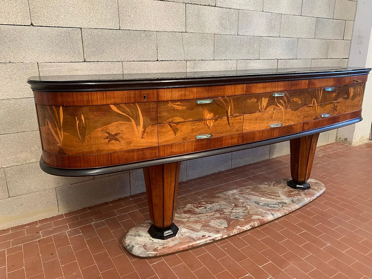 Sideboard with Mirror by Vittorio Dassi for Dassi Mobili Moderni, 1950 29