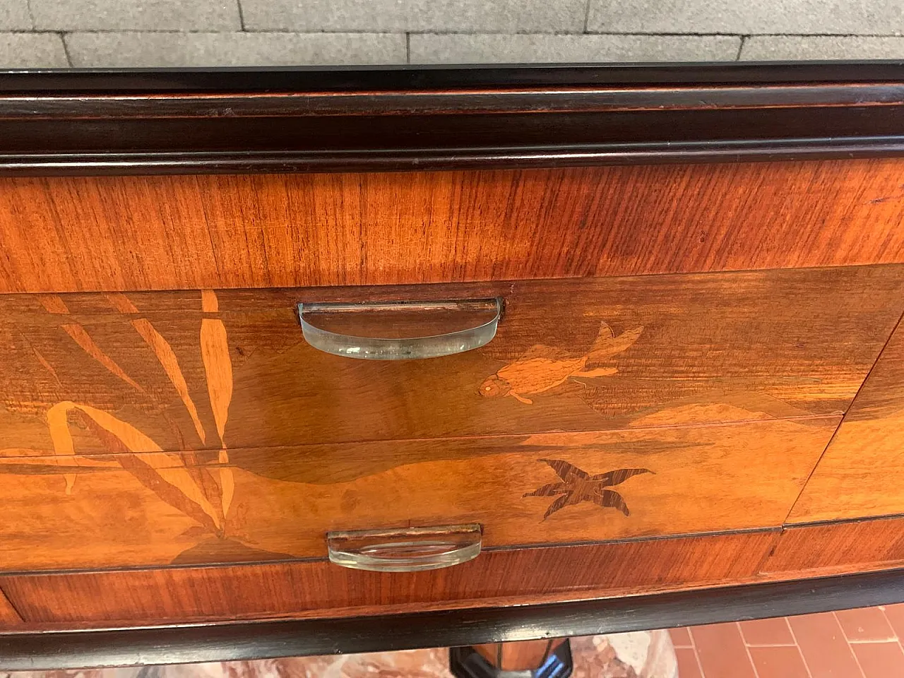 Sideboard with Mirror by Vittorio Dassi for Dassi Mobili Moderni, 1950 31