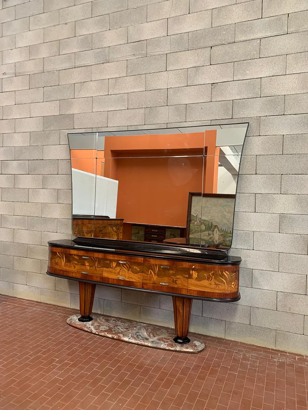 Sideboard with Mirror by Vittorio Dassi for Dassi Mobili Moderni, 1950 32