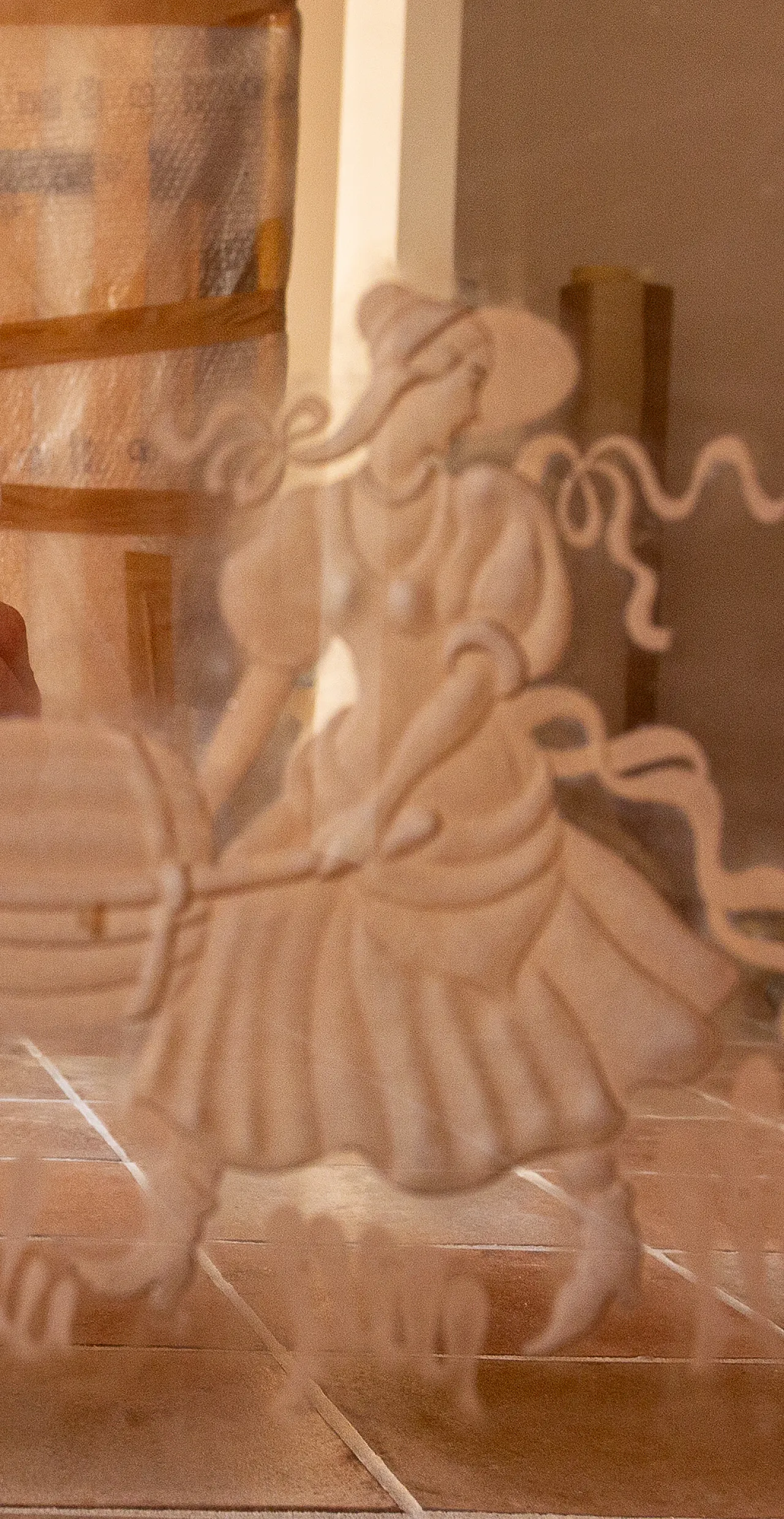 Credenza with limited bar room and mirrored front, 1940s 3