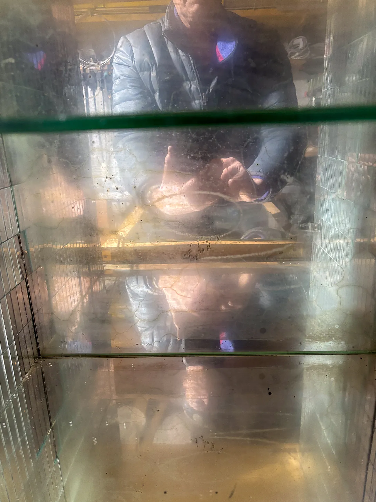 Credenza with limited bar room and mirrored front, 1940s 18