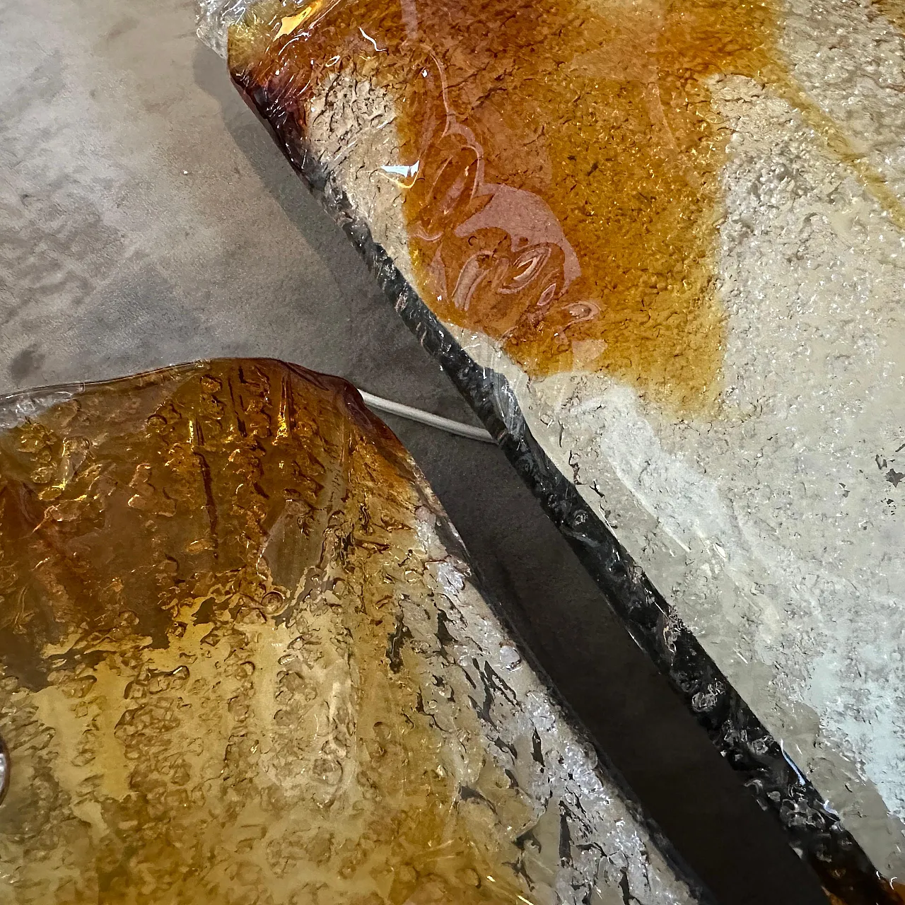 4 Lampade da parete in vetro di Murano di Mazzega, anni '70 13